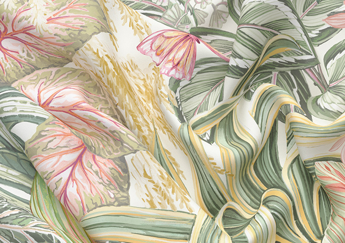 Canopy, Tranquil Oasis - Roman Blind - Image 4